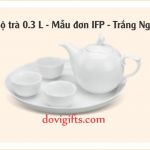 Bộ Ấm Trà Minh Long In logo làm quà tặng