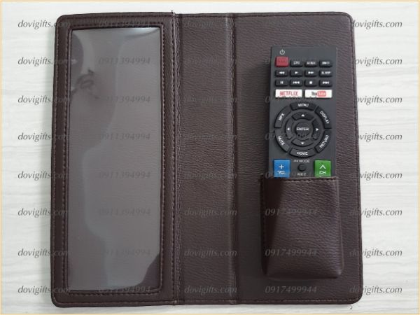 Bìa da đựng remote, Hộp da đựng remote