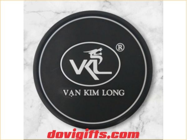 Sản xuất đế lót ly nhựa pvc, lót ly cao su có logo 